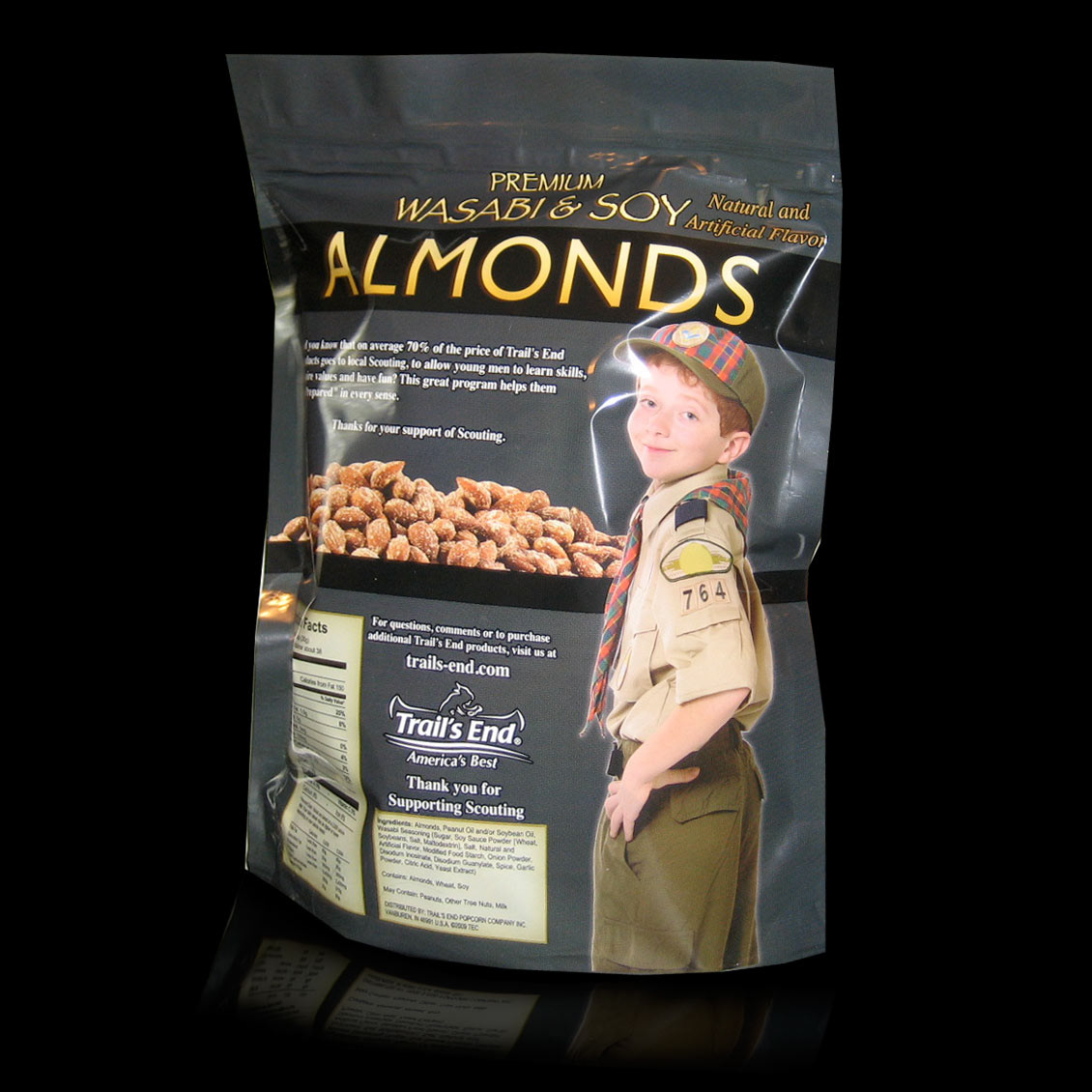 Trail's End BOY SCOUTS Wasabi Almonds