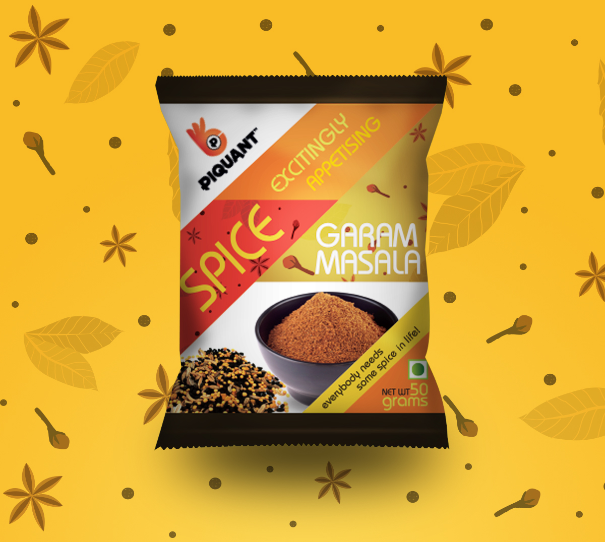 piquant packaging design moonydancer illustrations spices Food Packaging Retail spice pouches retail packaging