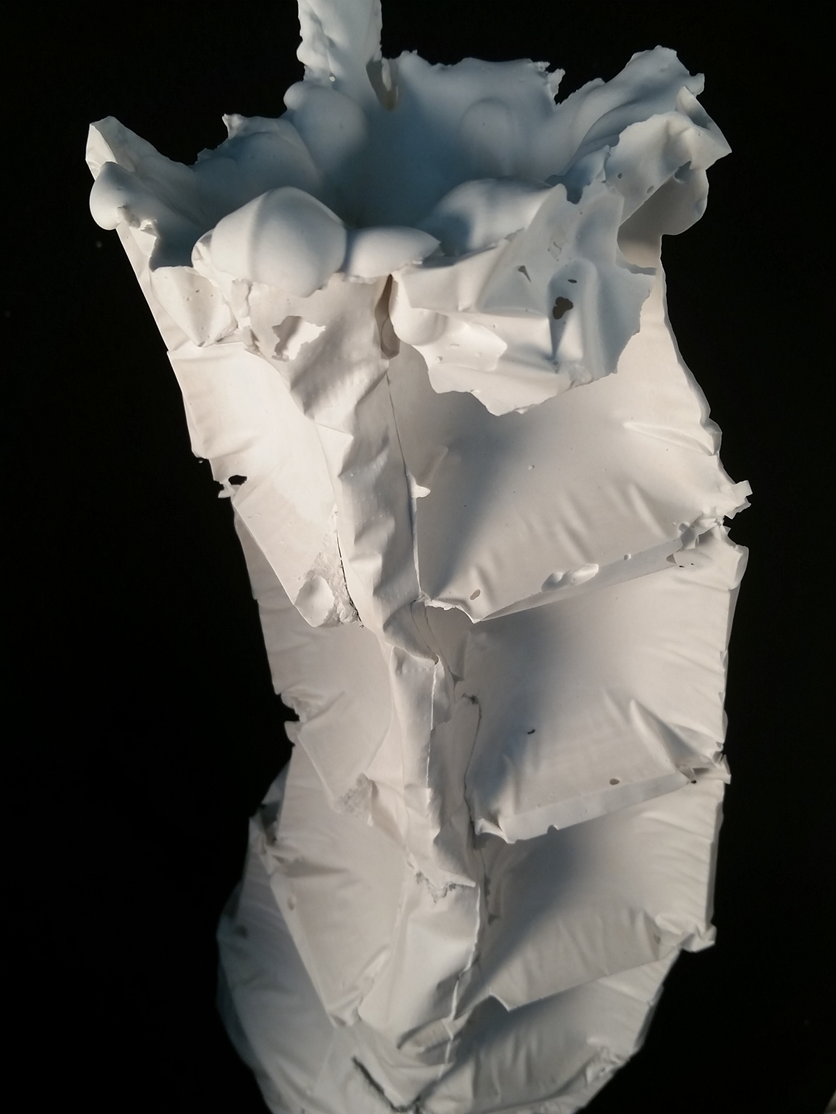 sculpture plaster Ceramic bust metal wire paper soap