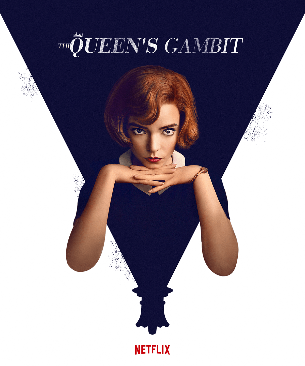 Anya Taylor-Joy Beth Harmon chess Netflix poster series The Queen's Gambit art tv series fanart