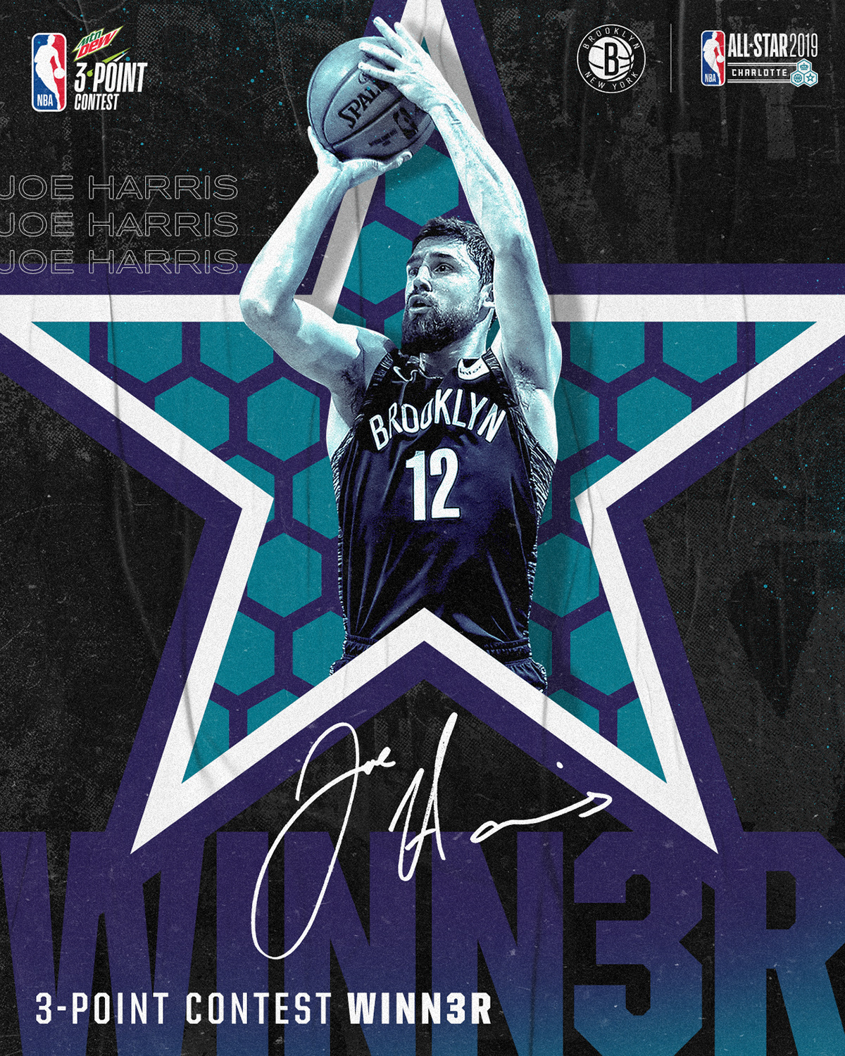 Adobe Portfolio Brooklyn Nets nba graphics Brooklyn NBA Basketball basketball art typography  