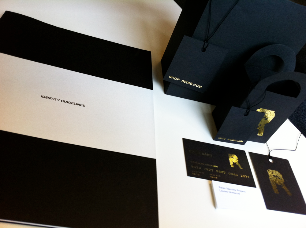 reiss clothes store identity guidelines