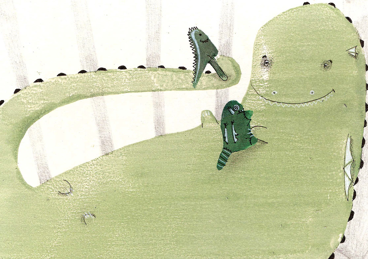 tale  Illustration children dragon