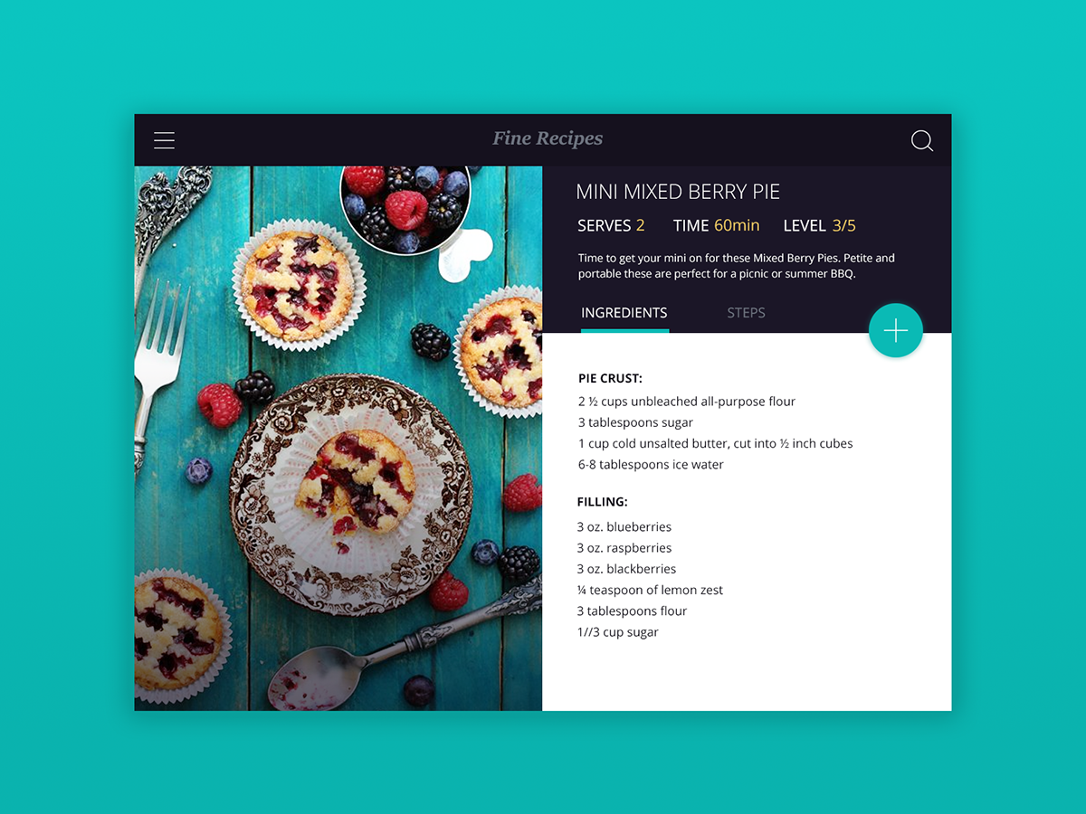 widget material design material Food  app recipe