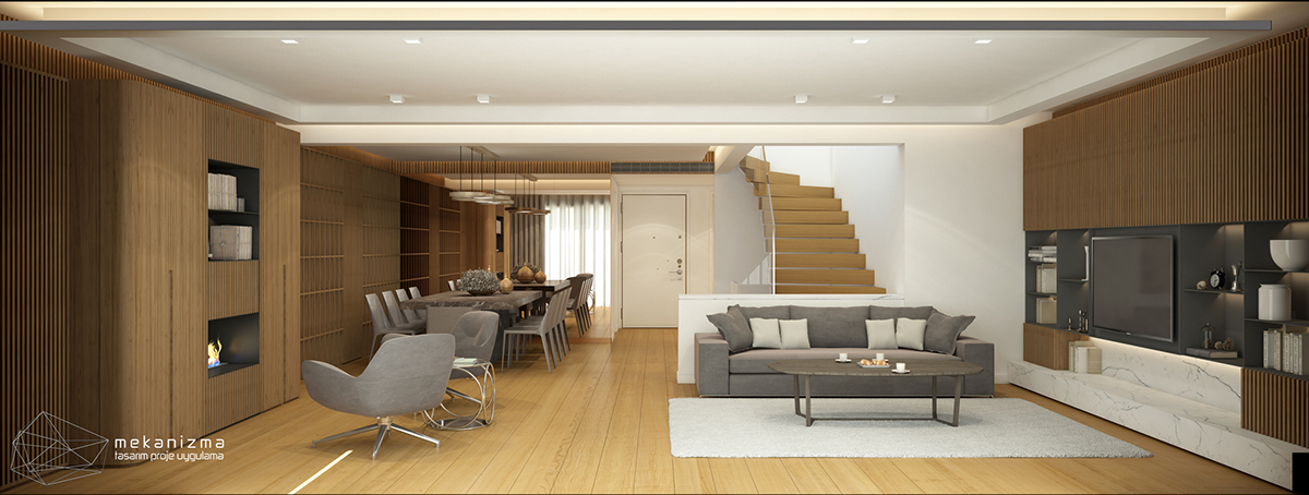 iç mimar serkan özkan bilge alev özkan ev tasarımı interior design  house interior mekanizma tpu