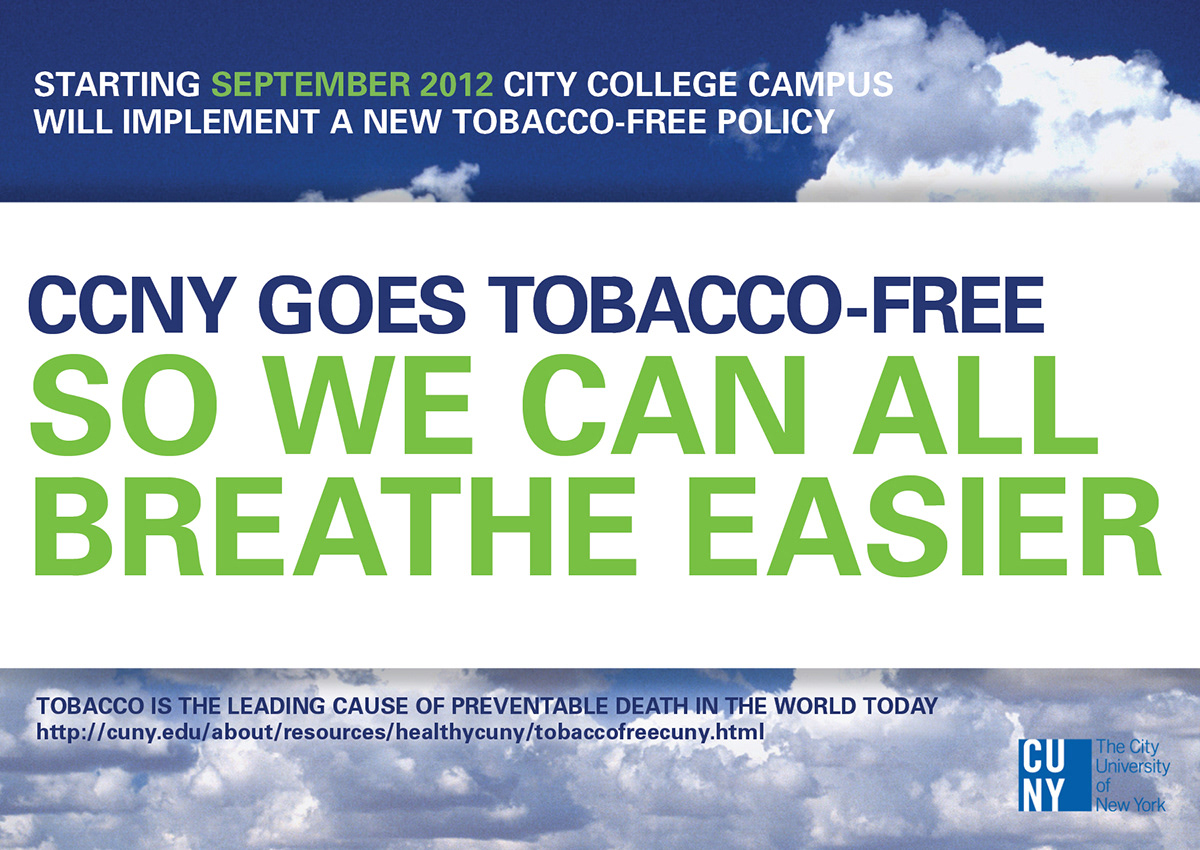 city college Tobacco-free campaign Smoking Campaign