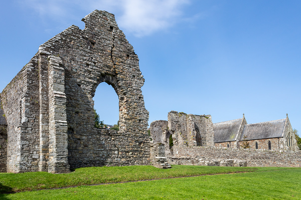 St Dogmaels Abbey in South West Wales :  The Infirmary