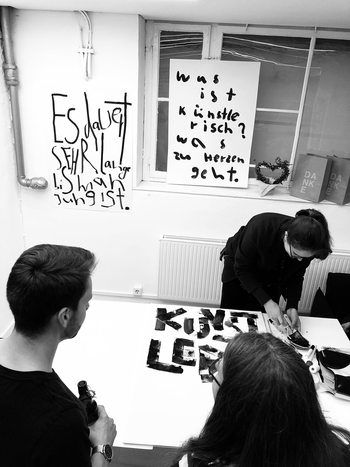 poster blackandwhite font lettering type typography   clean art SwissDesign Workshop
