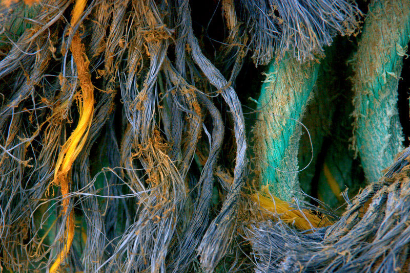 abstract fishing nets vissersnetten