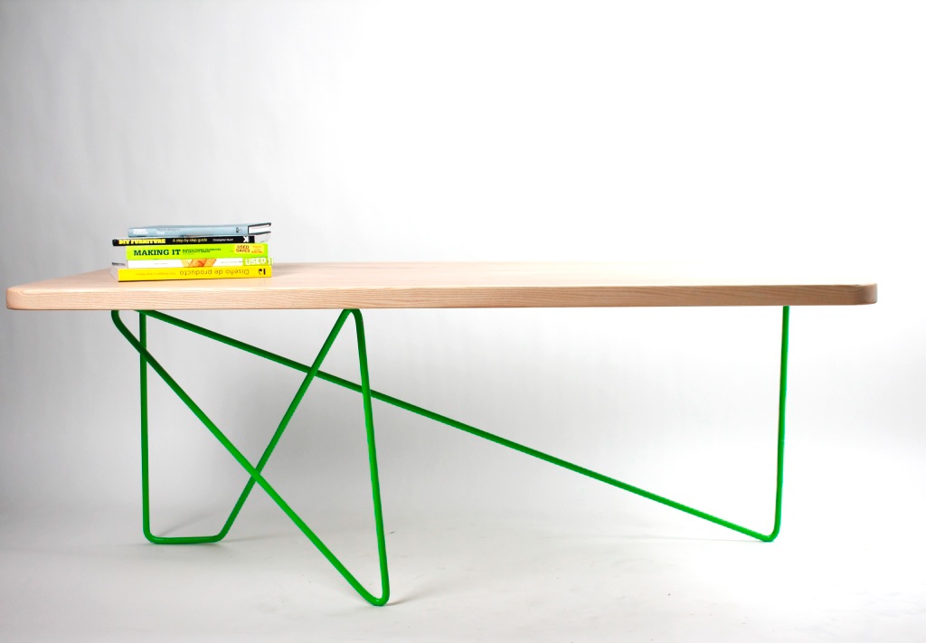 furniture dinamo threedimensional pratt design ash table chair modern steel rod metal welding