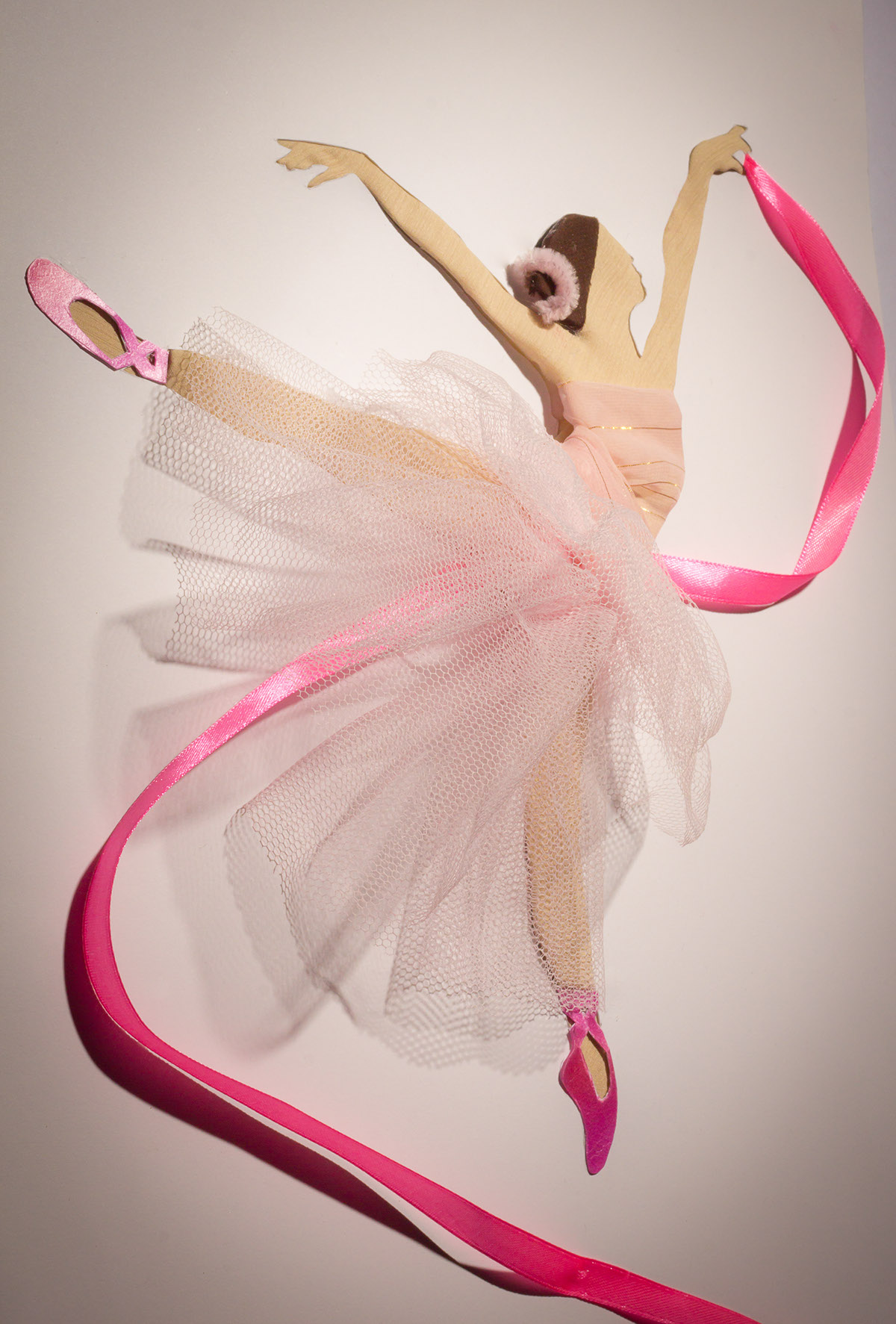 poster ballet ballerina paper paper sculpture handmade