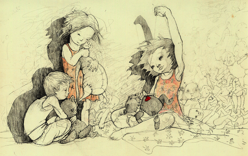 drawings illustrations fantasy fairy tales syfy