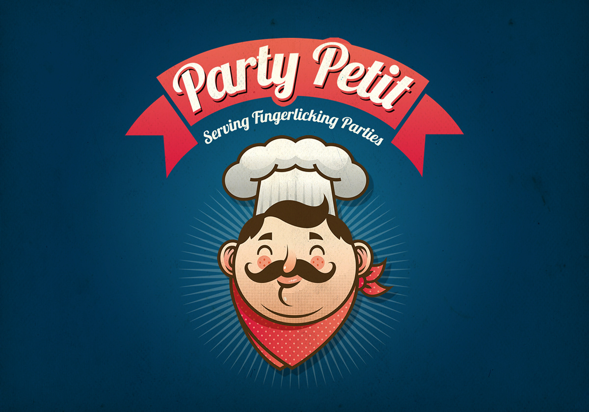Party Petit party poster logo cook cooking kitchen