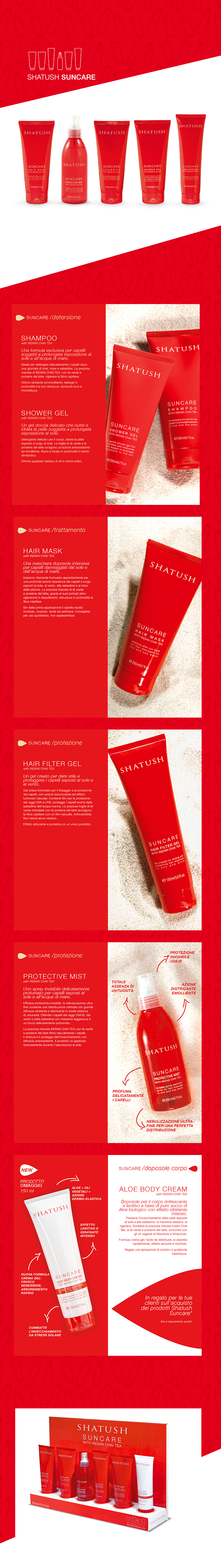 shatush Sun care summer Hair Care hair design hair style cosmetics red icons sands brochure
