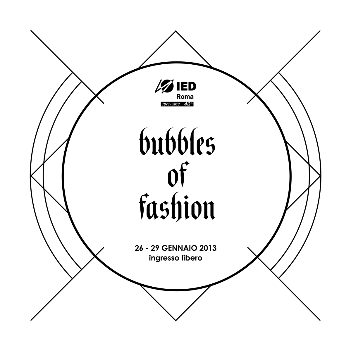 Adobe Portfolio bubbles Event moda ied