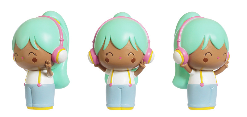 Character design  cute Designer toys kawaii lulibunny melody momiji momiji dolls music toy