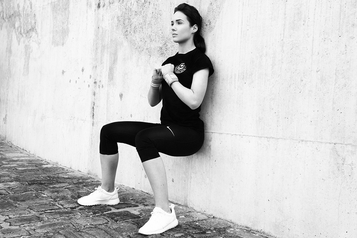 Adobe Portfolio fitness active wear black and white Instagram Video