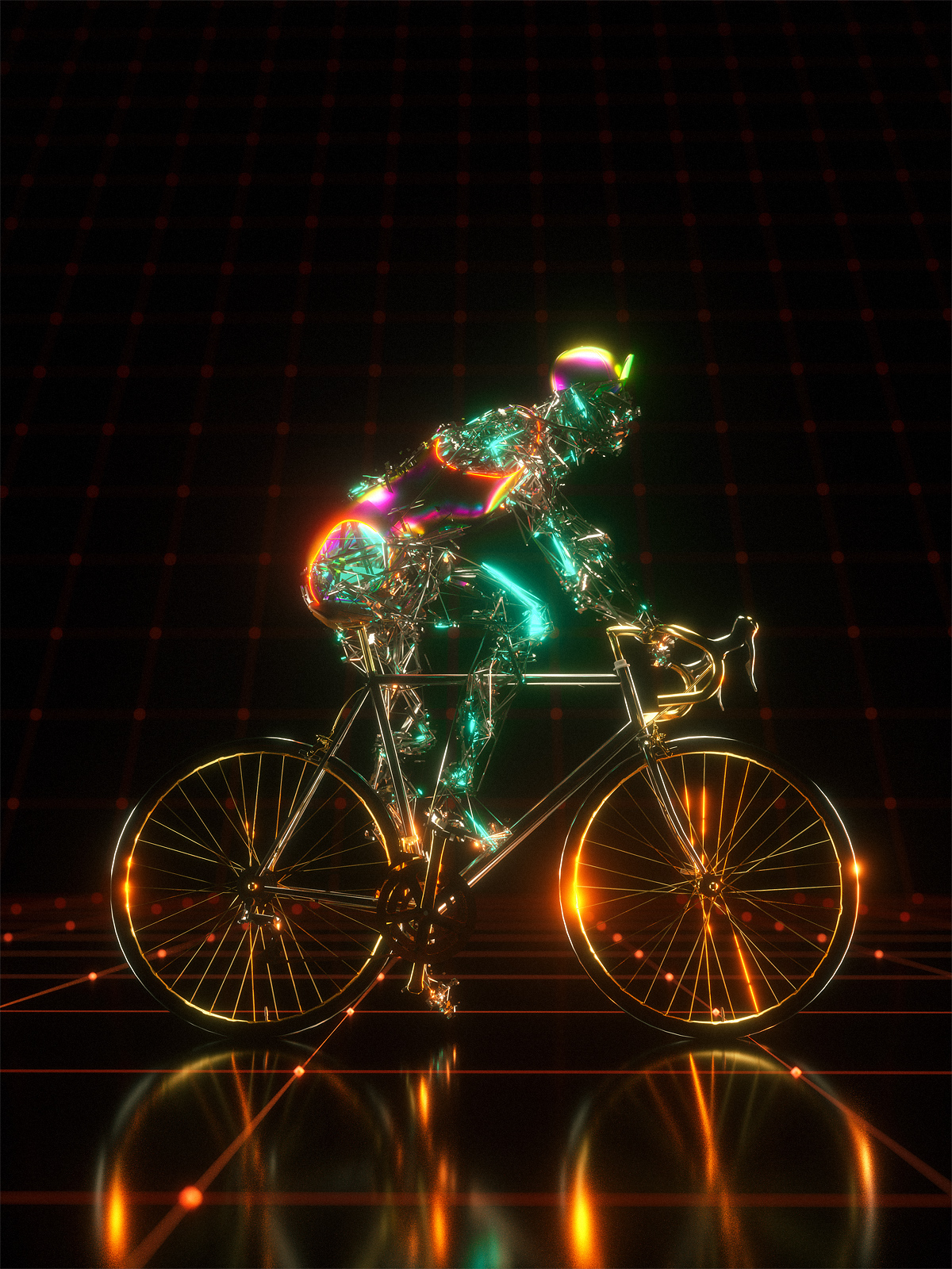 pin up futuristic Bike Cycling vespa tennis Retro FUTURISM