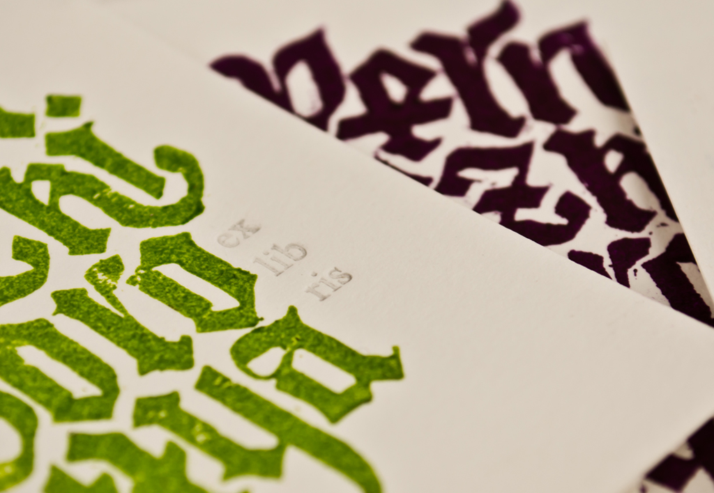  molnar graphic design  ex libris RENATO book print linocut
