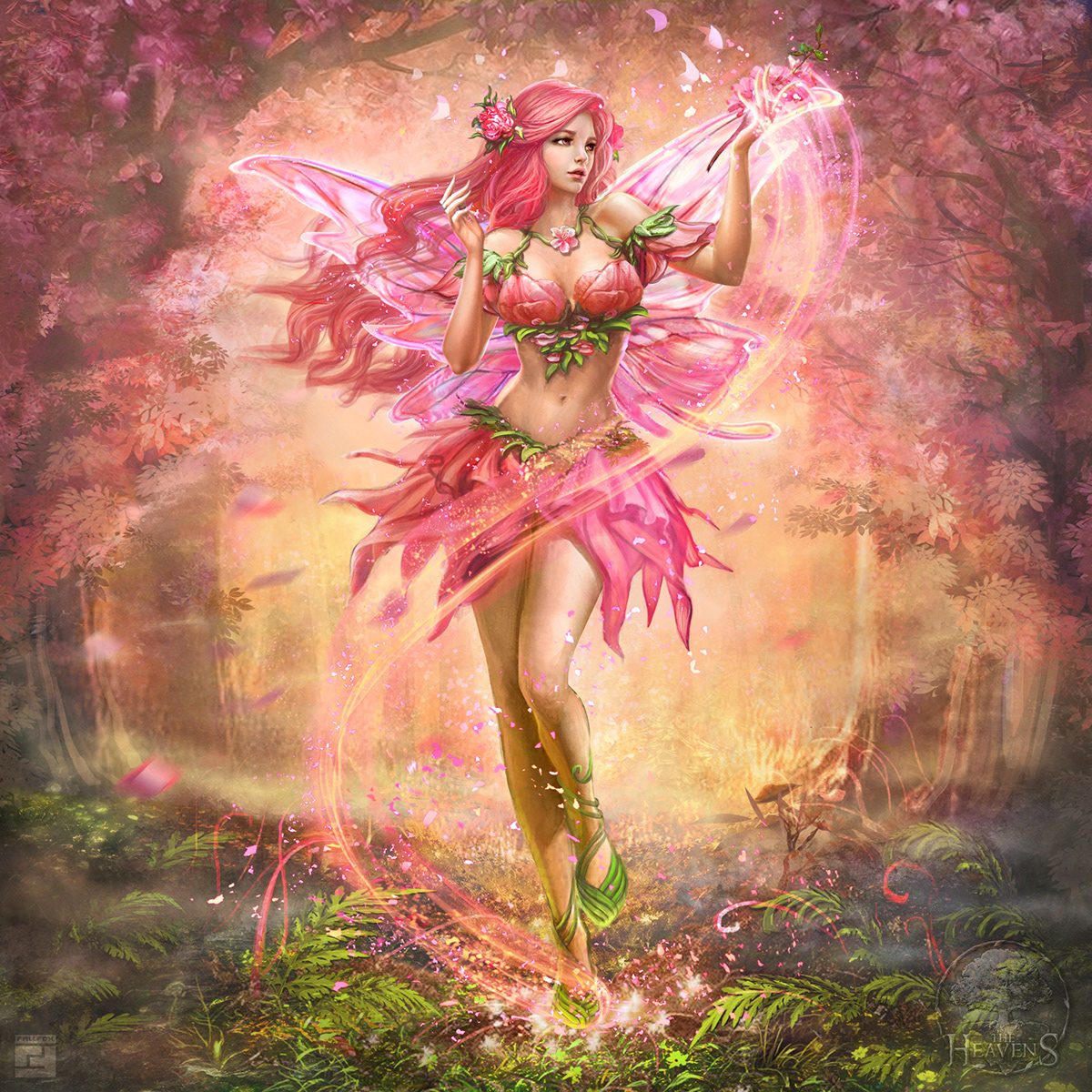 ILLUSTRATION  Character design  concept Game Art fairy faerie fae Fairies fairy Noai