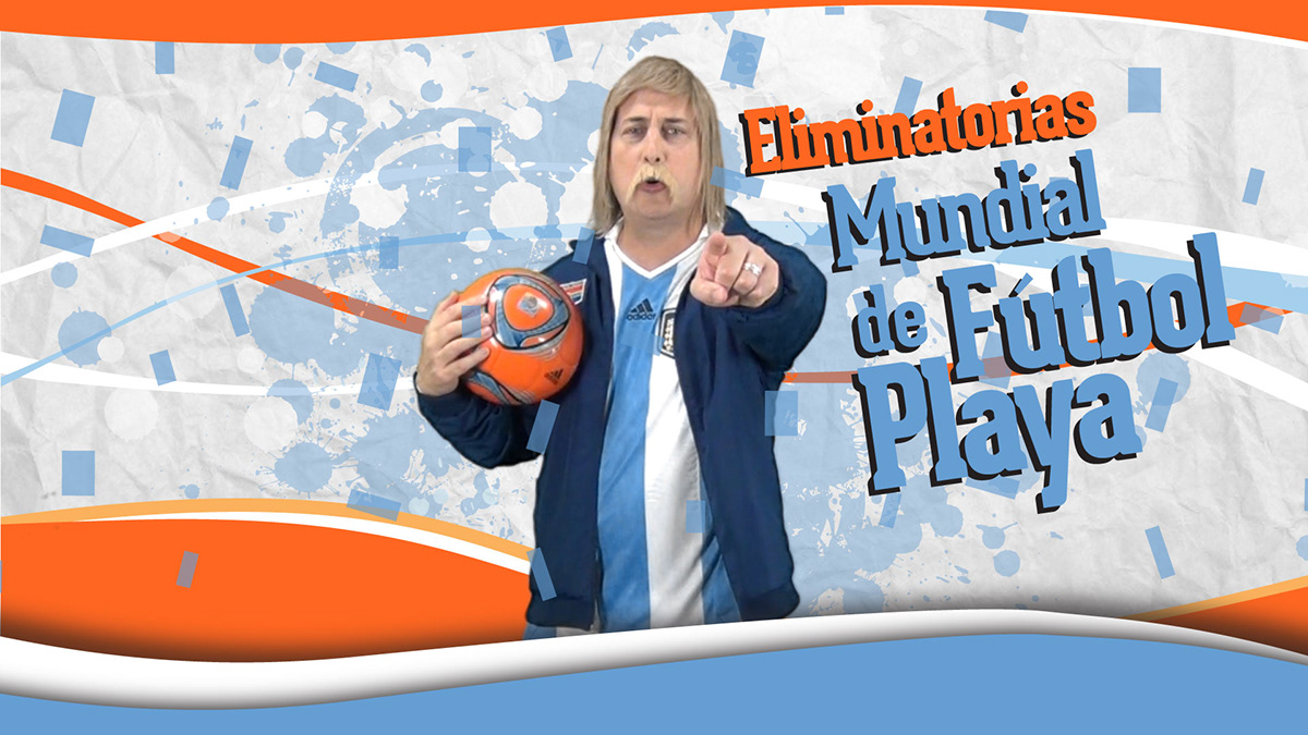 story tv animacion  publicidad  promo diseño creatividad Spot  publicitario sport  event Futbol playa Campaña