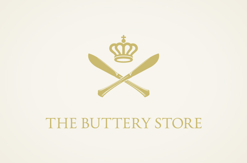 buttery Clothing brand boutique logo Web