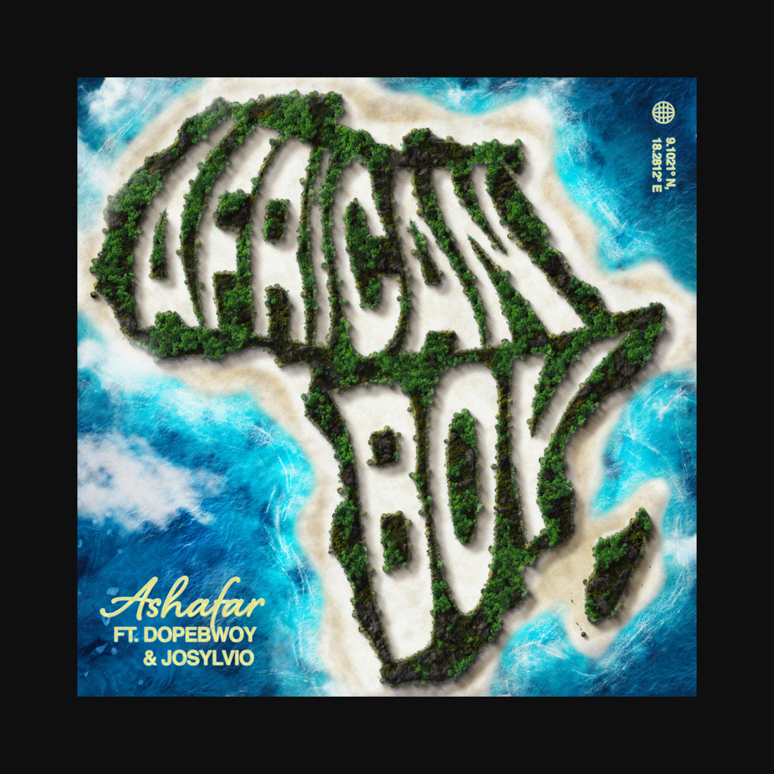cover artwork cover design Cover Art afrobeat hiphop Ashafar Trobi single cover rap cover designs