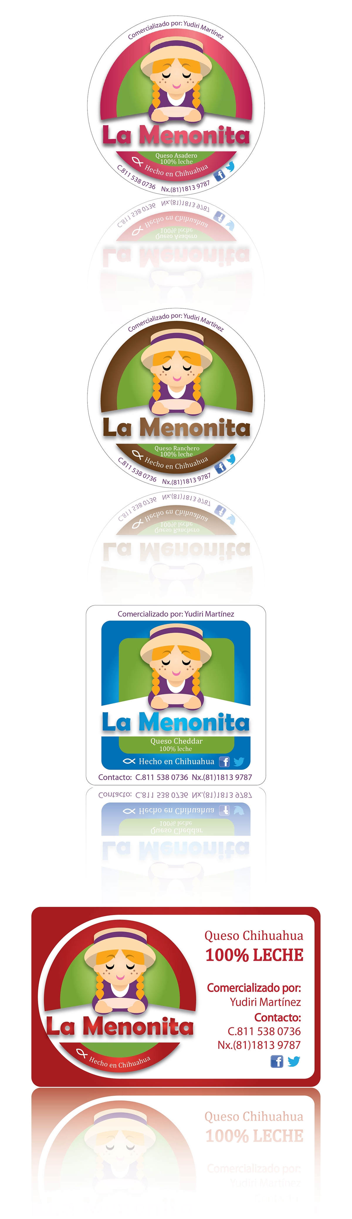 La Menonita quesos Logotipo express imagotipo