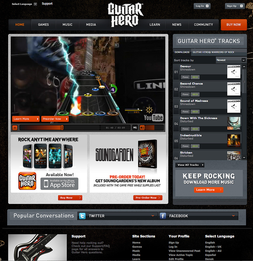 activision Guitar Hero