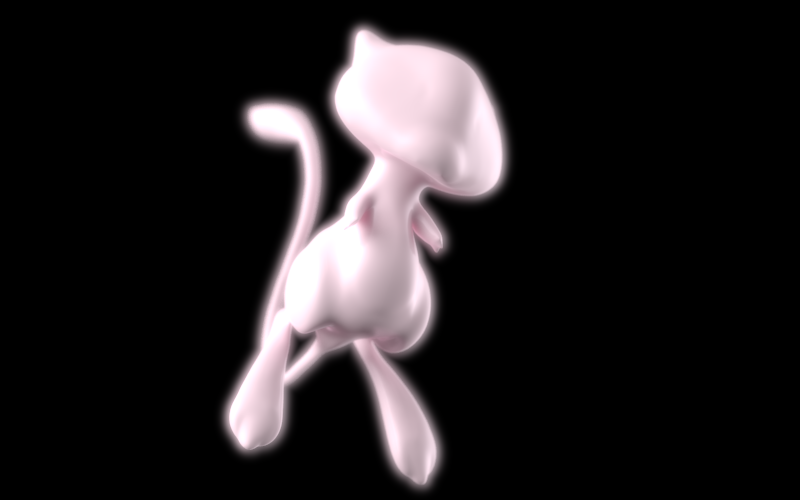Pokemon Zbrush Pixologic Render 3D Mew 1stgeneration