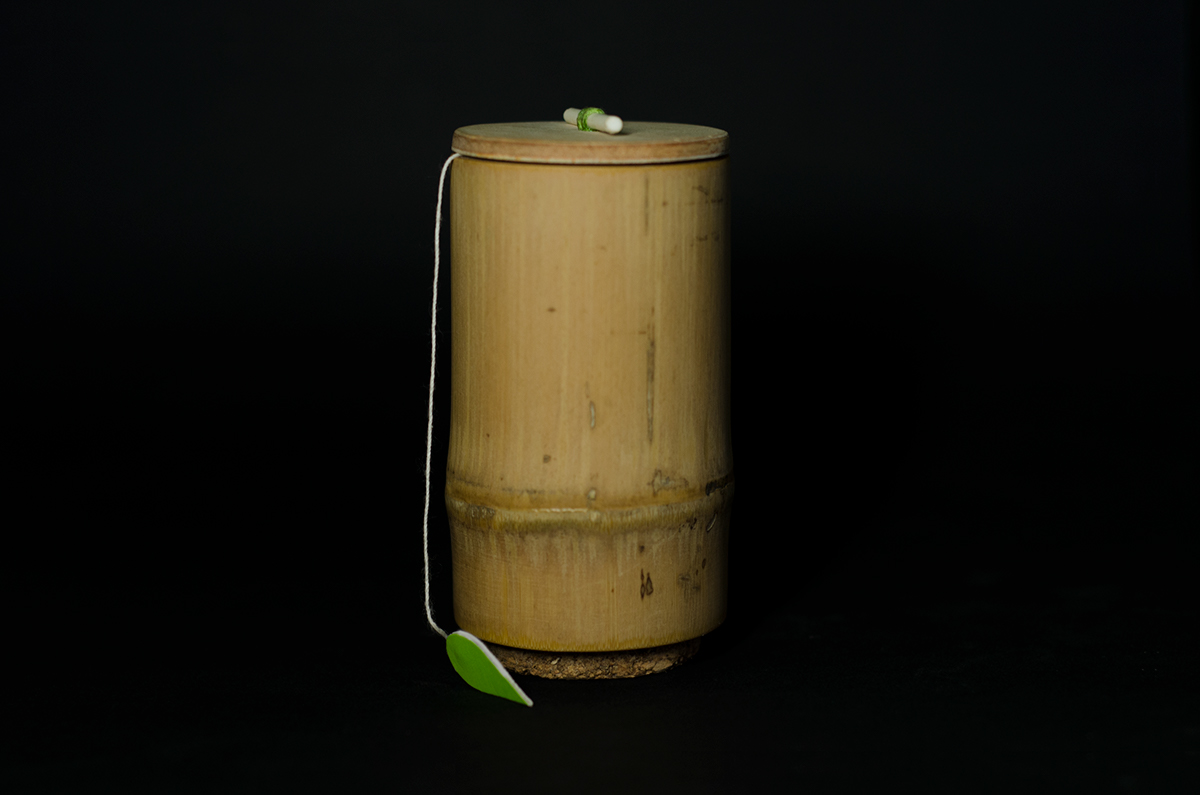 brand Bambu bamboo tea wood logo ilustration desing glass japanes green japan diseño handmade tea ceremony