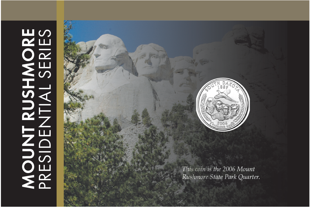 Mount Rushmore coins presidents