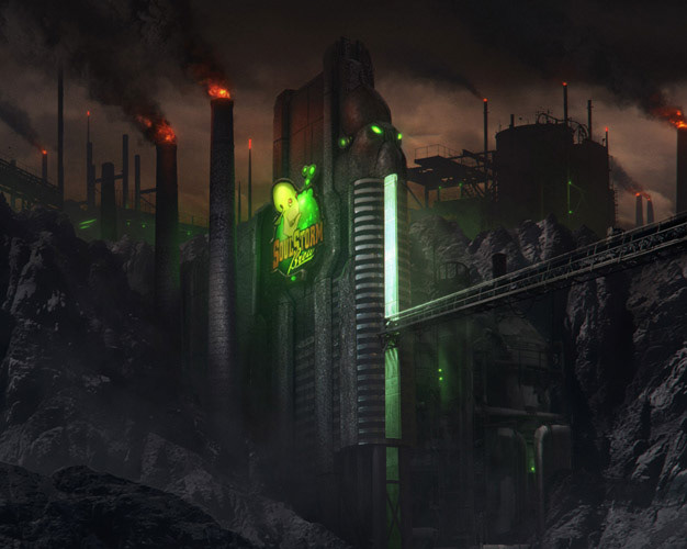 Mattepainting dark fantasy SF Scifi landscapes Cities