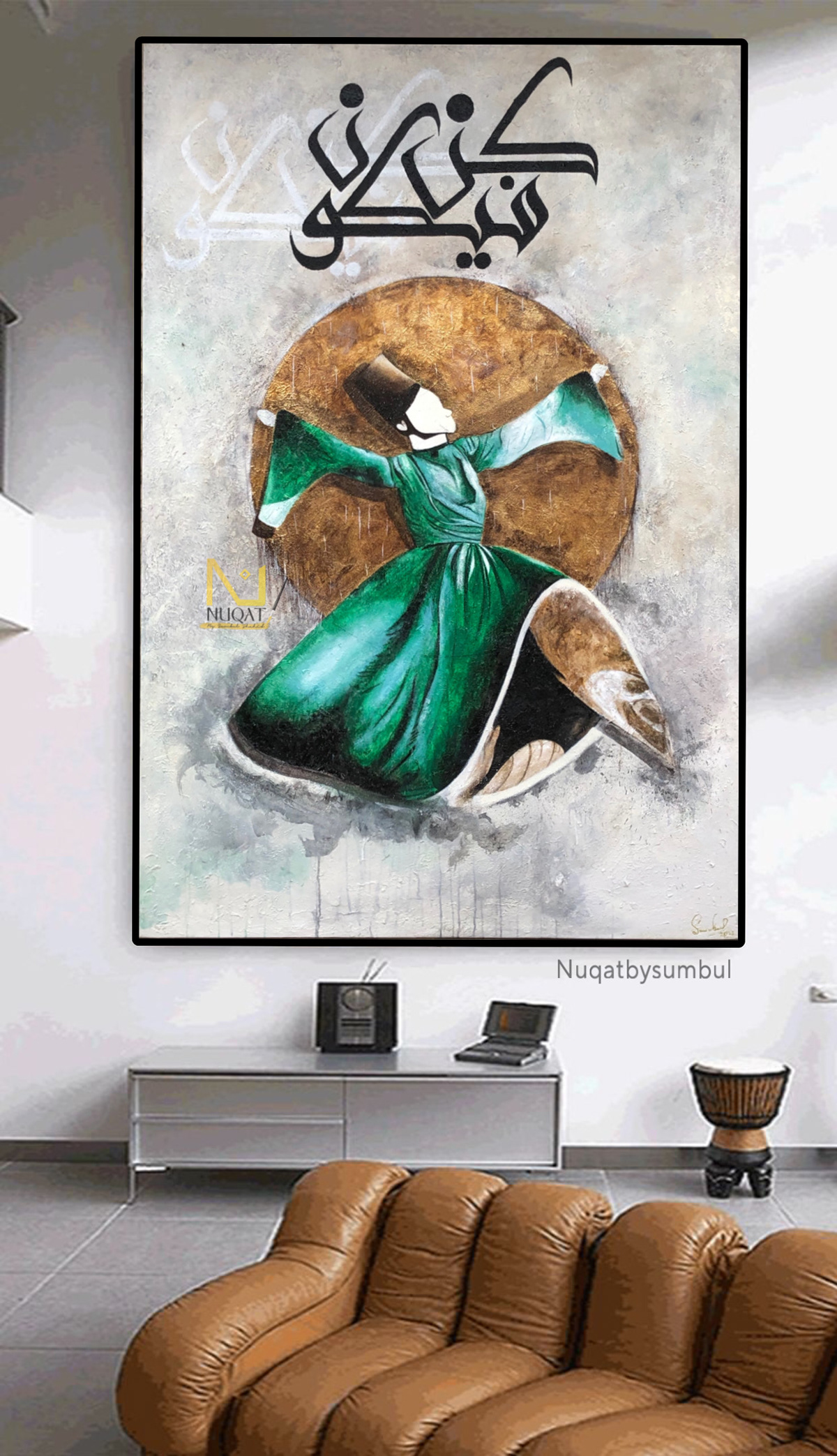 painting   artwork acrylic Sufi Art