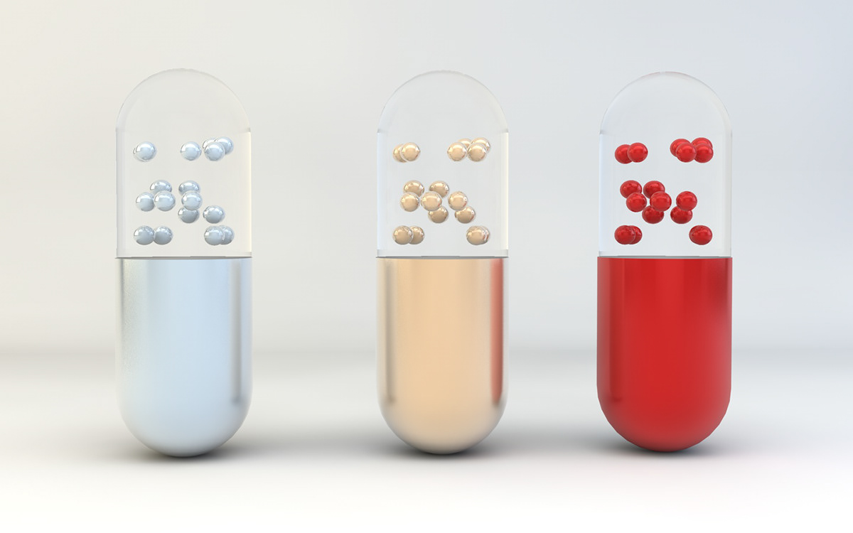 Pharma design thinking 3D Render