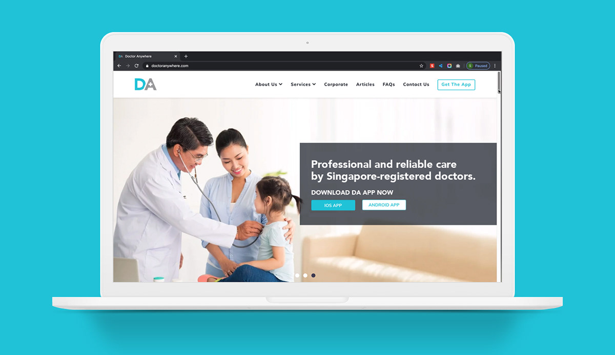 doctor healthcare Interface medical telehealth Website