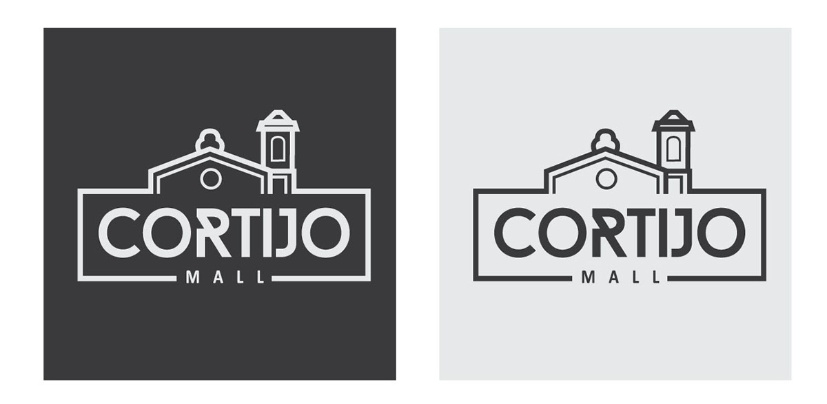 logo mall ilustrator