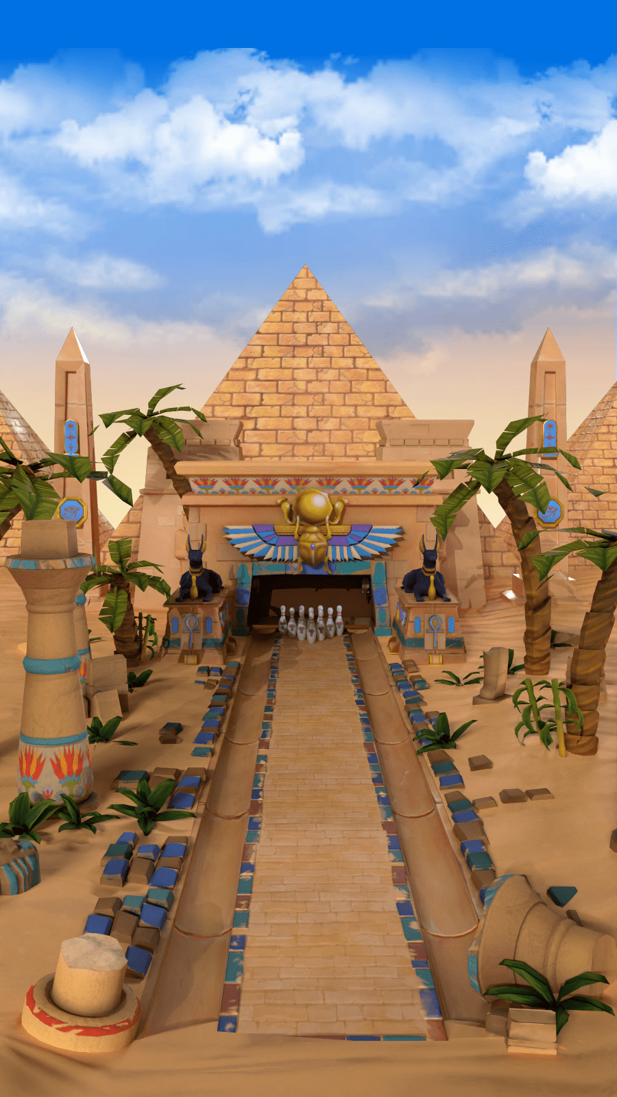 bowling egypt environment game Pharaohs PHARAONIC
