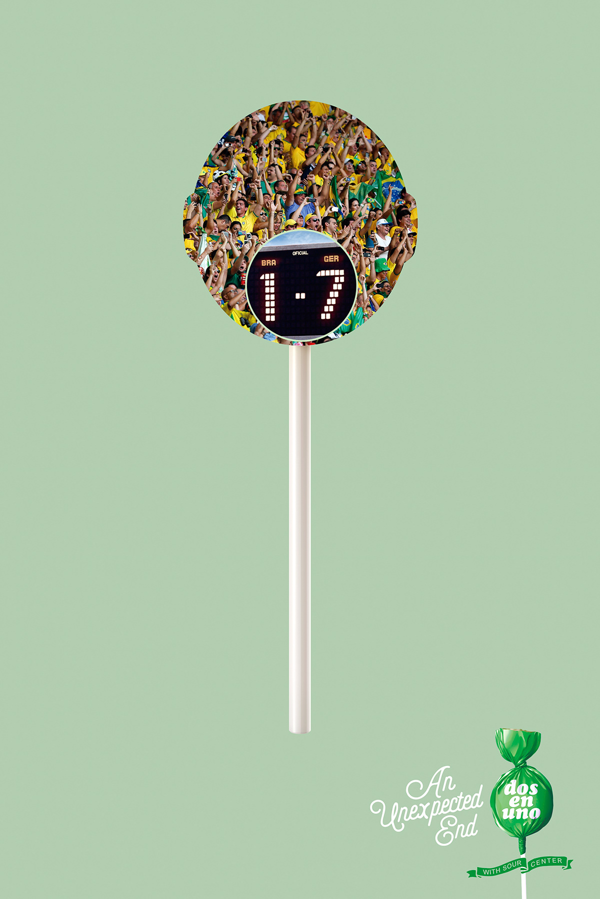 lollipop Candy sweet sour Cannes print moon poster coyak Latin creativity