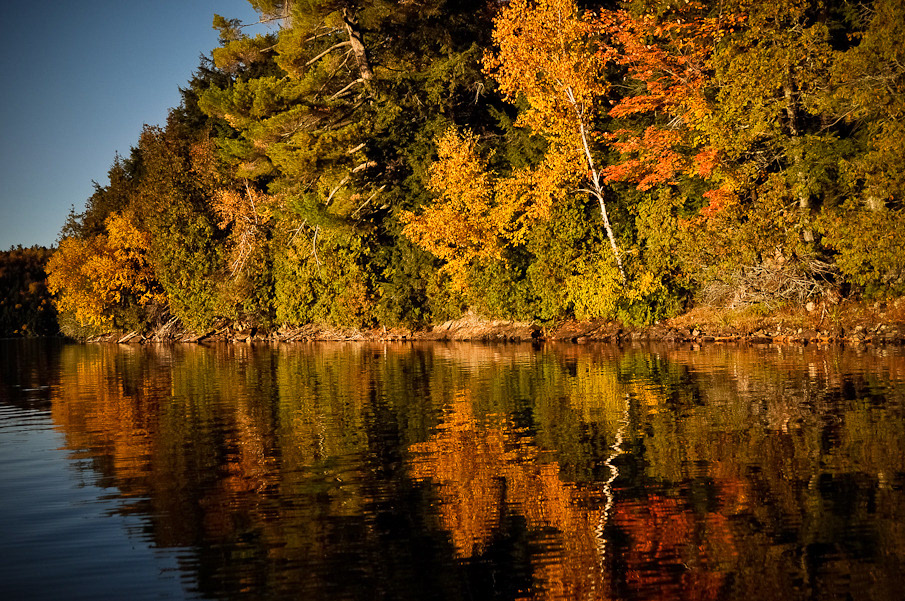 Canada autumn colours Nature lake Ottowa family Travel story