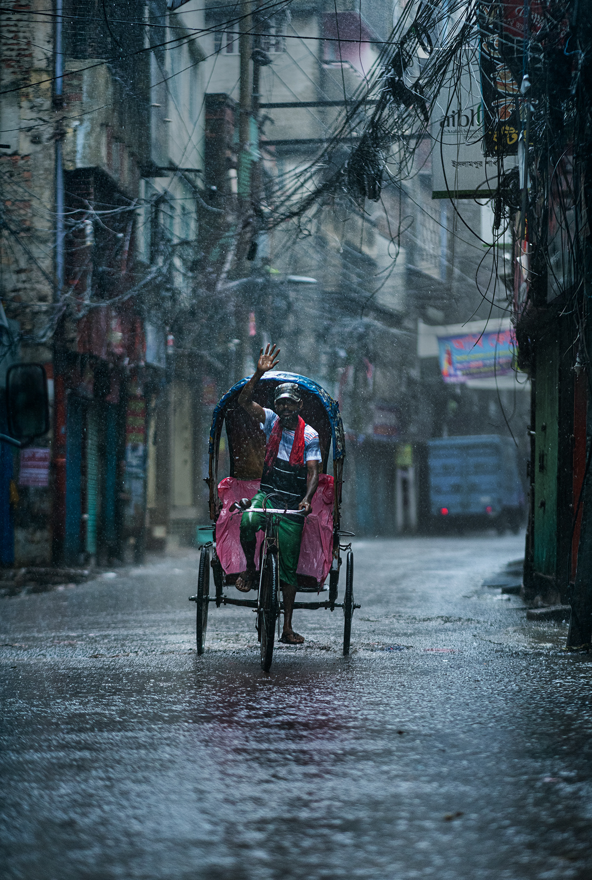 atmospheric Bangladesh colors dhaka lifestyle people rain Street street photography weather
