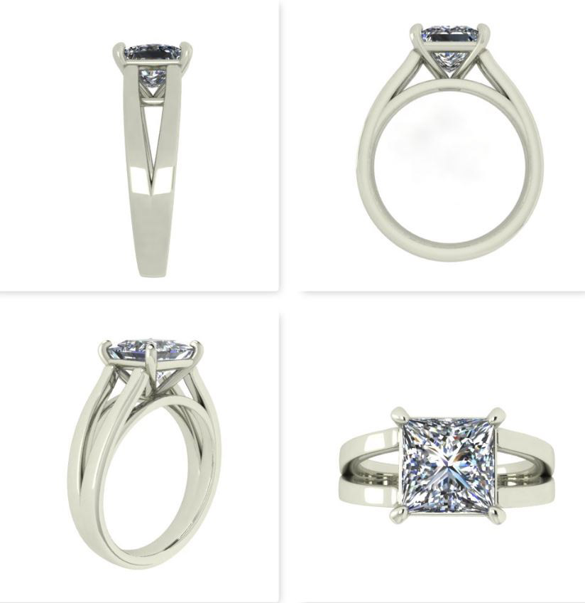 CAD Design diamond  gold jewelry Jewelry Design 