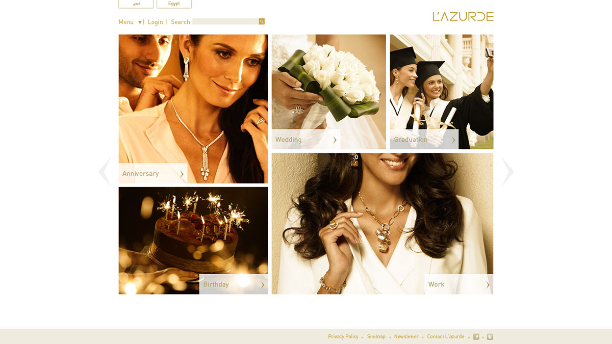 jewelry  web design