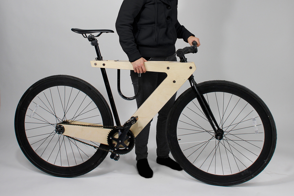Bicycle Bike fixie fixed gear plywood bike plywood bicycle plywood modular bicycle modular bike wood bicycle wooden bicycle demadera