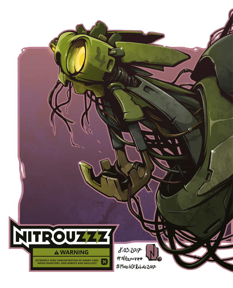 nitrouzzz marchofrobots robot droid bot zombie Cyborg