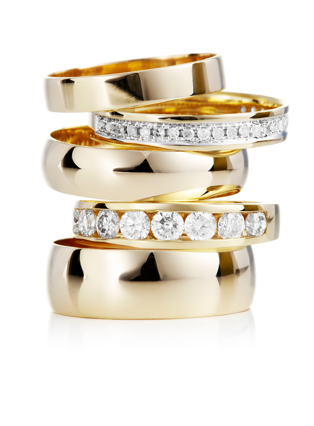 Jewellery retouch clean beauty diamonds gold silver wedding gift