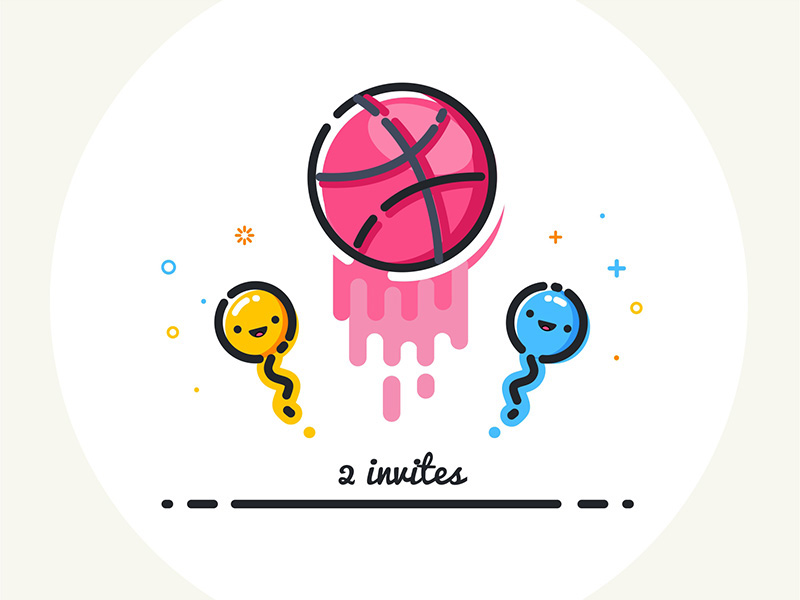 dribbble Icon icons flat design sperm pixel toondra outline sticker game