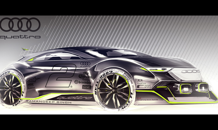 automotive   sketches Renders photoshop