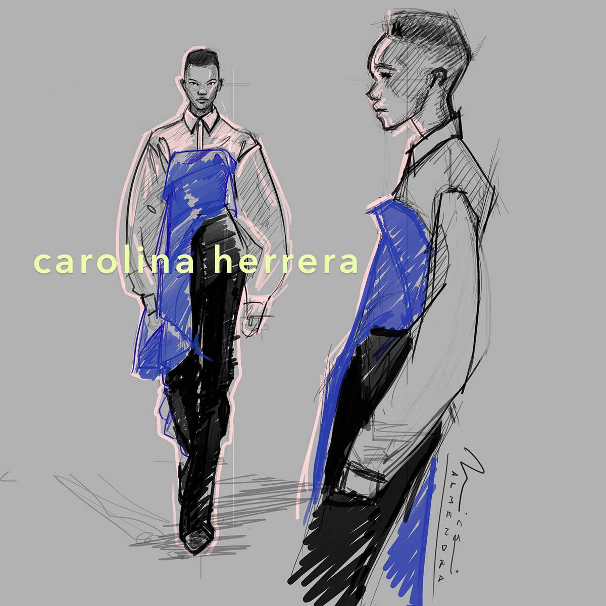 blckgirl carolinaherrera2020 fashionillustration ilustraciondemoda summer
