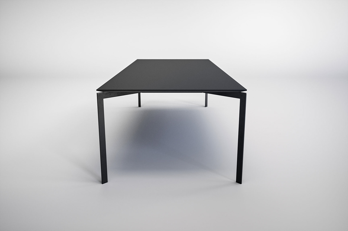 Carpentry Conference Table flat furniture minimalis productdesign table